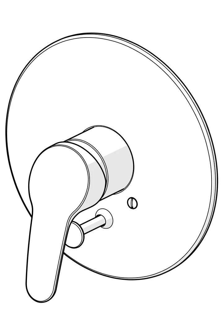 HansaMIX Einhebelmischer Fertigmontageset für Wanne/Brause Chrom HansaMIX Einhebelmischer Fertigmontageset für Wanne/Brause Chrom