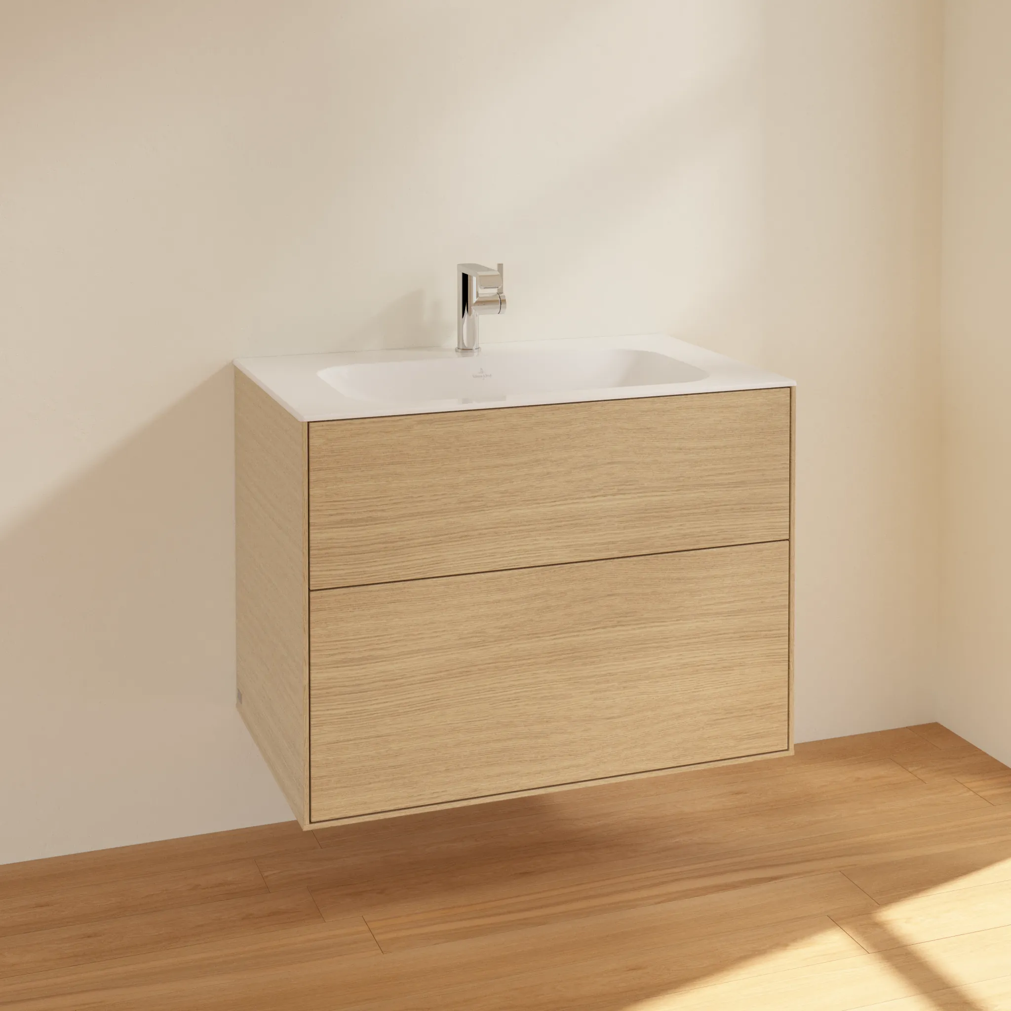 Villeroy & Boch Finion Waschbeckenunterschrank F01, 796x591x498mm, PC Oak Veneer