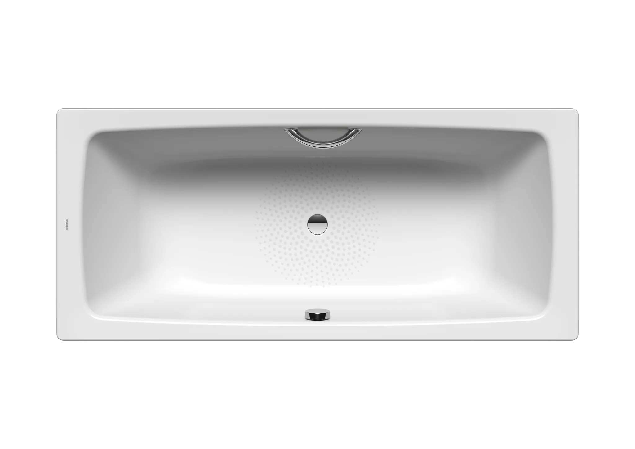 Kaldewei Badewanne „Cayono Duo“ rechteck 180 × 80 cm, mit Grifflochbohrungen in alpinweiß