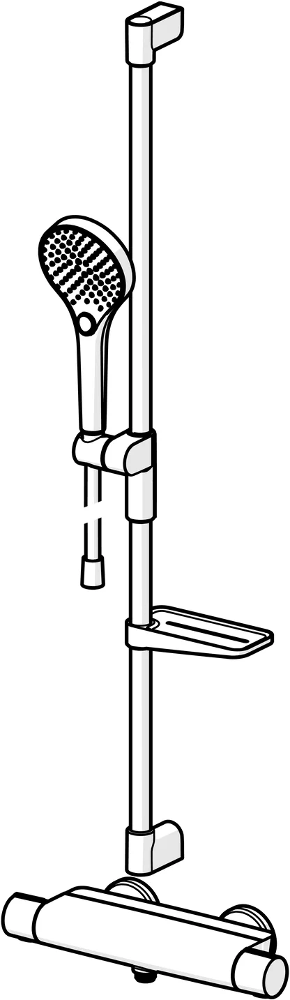 HansaOPTIMA Duscharmatur Hansaoptima 2023 Thermostat Chrom HansaOPTIMA Duscharmatur Hansaoptima 2023 Thermostat Chrom