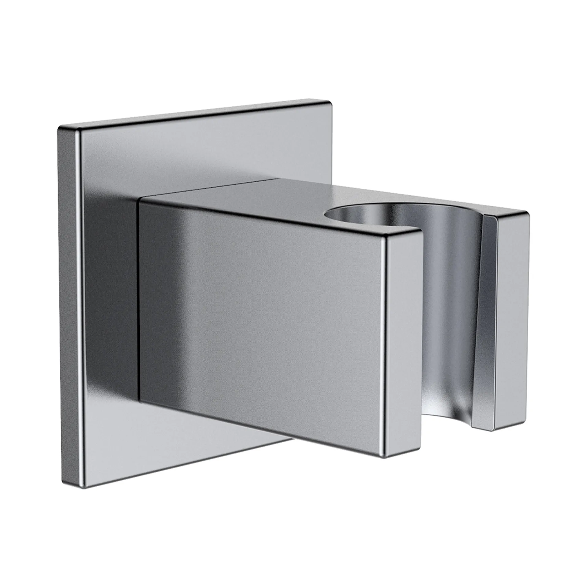 Laufen fester Handbrausehalter Quadriga, Edelstahl, Ausladung 44mm, quadratische Rosette Laufen fester Handbrausehalter Quadriga, Edelstahl, Ausladung 44mm, quadratische Rosette