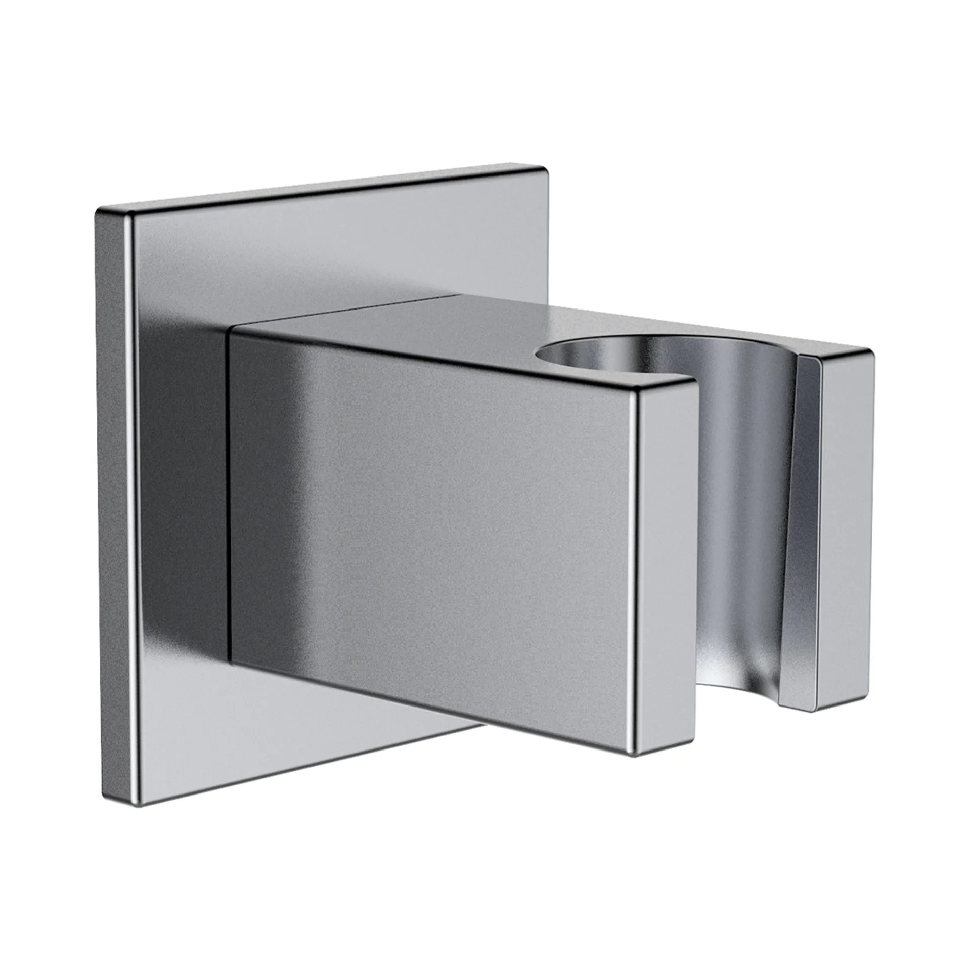 Laufen fester Handbrausehalter Quadriga, Edelstahl, Ausladung 44mm, quadratische Rosette Laufen fester Handbrausehalter Quadriga, Edelstahl, Ausladung 44mm, quadratische Rosette