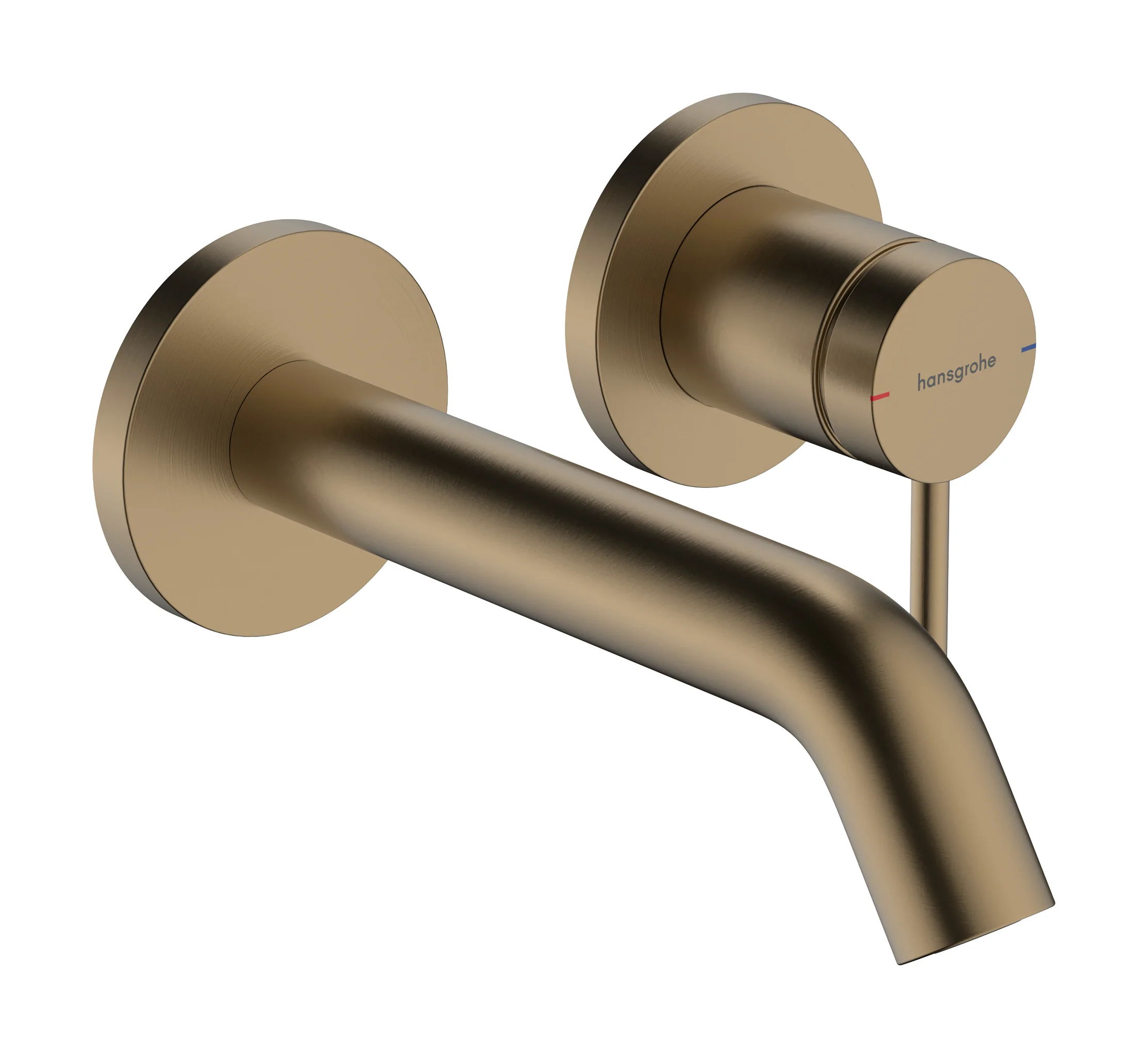Hansgrohe Tecturis S Einhebel-Waschtischmischer Unterputz Brushed Bronze Ausladung 165 mm Hansgrohe Tecturis S Einhebel-Waschtischmischer Unterputz Brushed Bronze Ausladung 165 mm