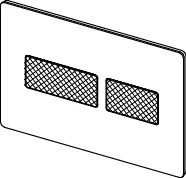 solid WC-Betätigungsplatte, Messing gebürstet mit Rautenstruktur solid WC-Betätigungsplatte, Messing gebürstet mit Rautenstruktur