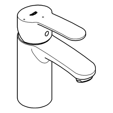 Grohe Eurostyle Cosmopolitan Einhand-Waschtischbatterie 23373_2, S-Size, glatter Körper, chrom Grohe Eurostyle Cosmopolitan Einhand-Waschtischbatterie 23373_2, S-Size, glatter Körper, chrom