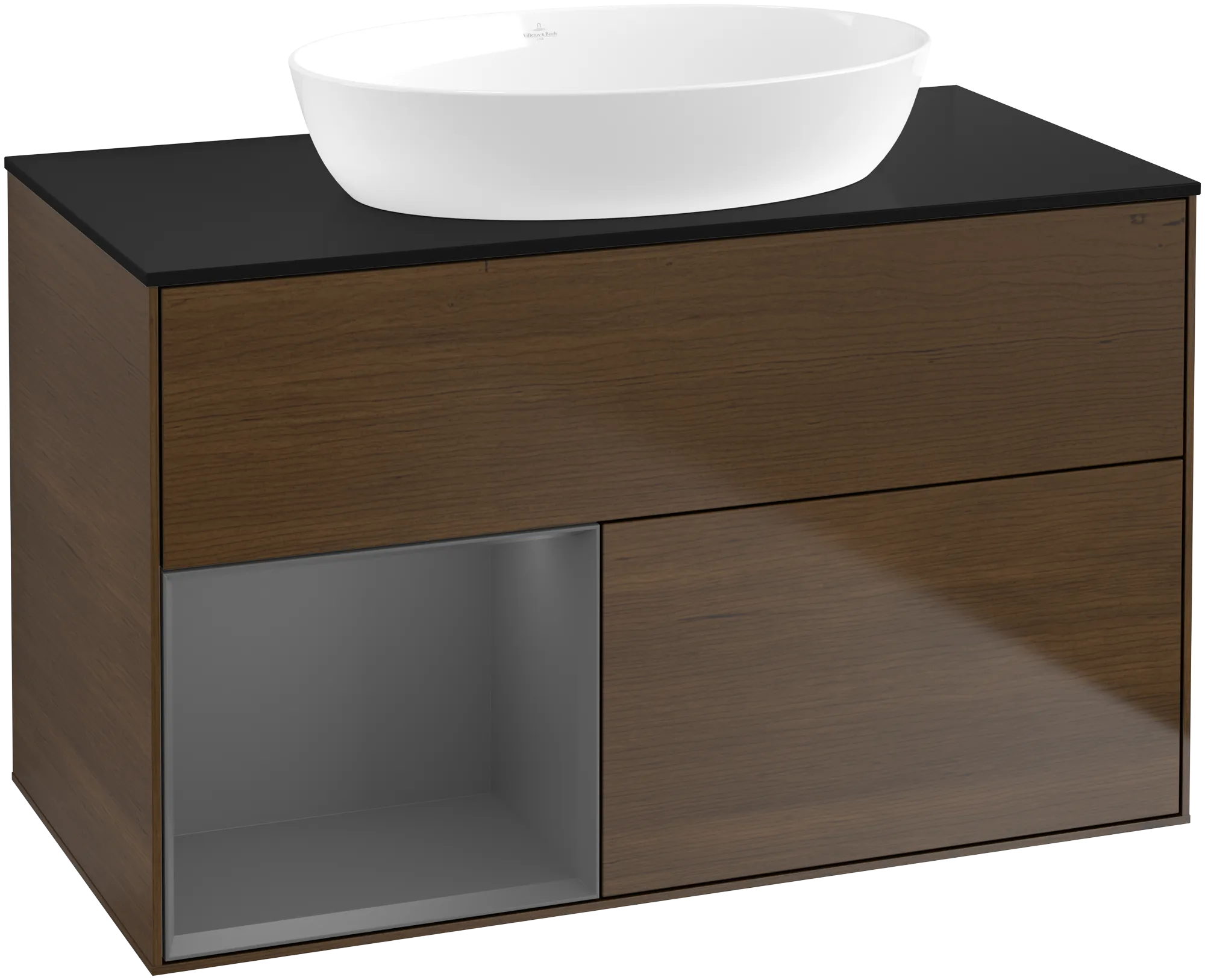 Villeroy & Boch Finion Waschbeckenunterschrank FA1, 1000 x 603 x 501 mm, anthrazit