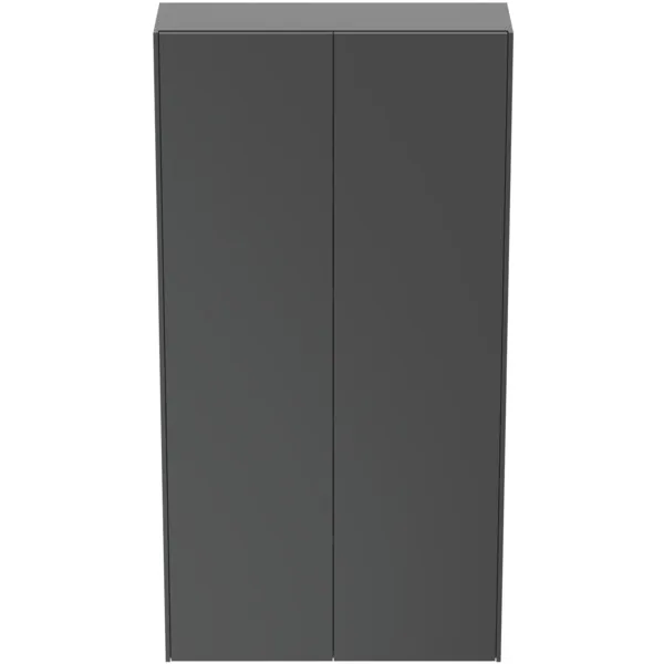 Ideal Standard Halbhochschrank Conca, 2 Flügeltüren, links/rechts, 720x250x1400mm, Anthrazit