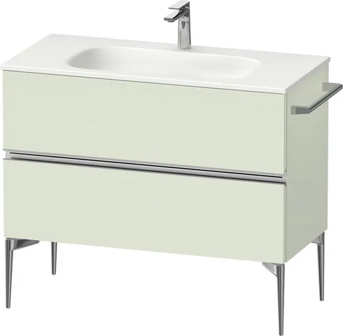 Duravit Waschtischunterschrank „Sivida“ 101 × 59,2 × 47,7 cm Blassgrün Matt