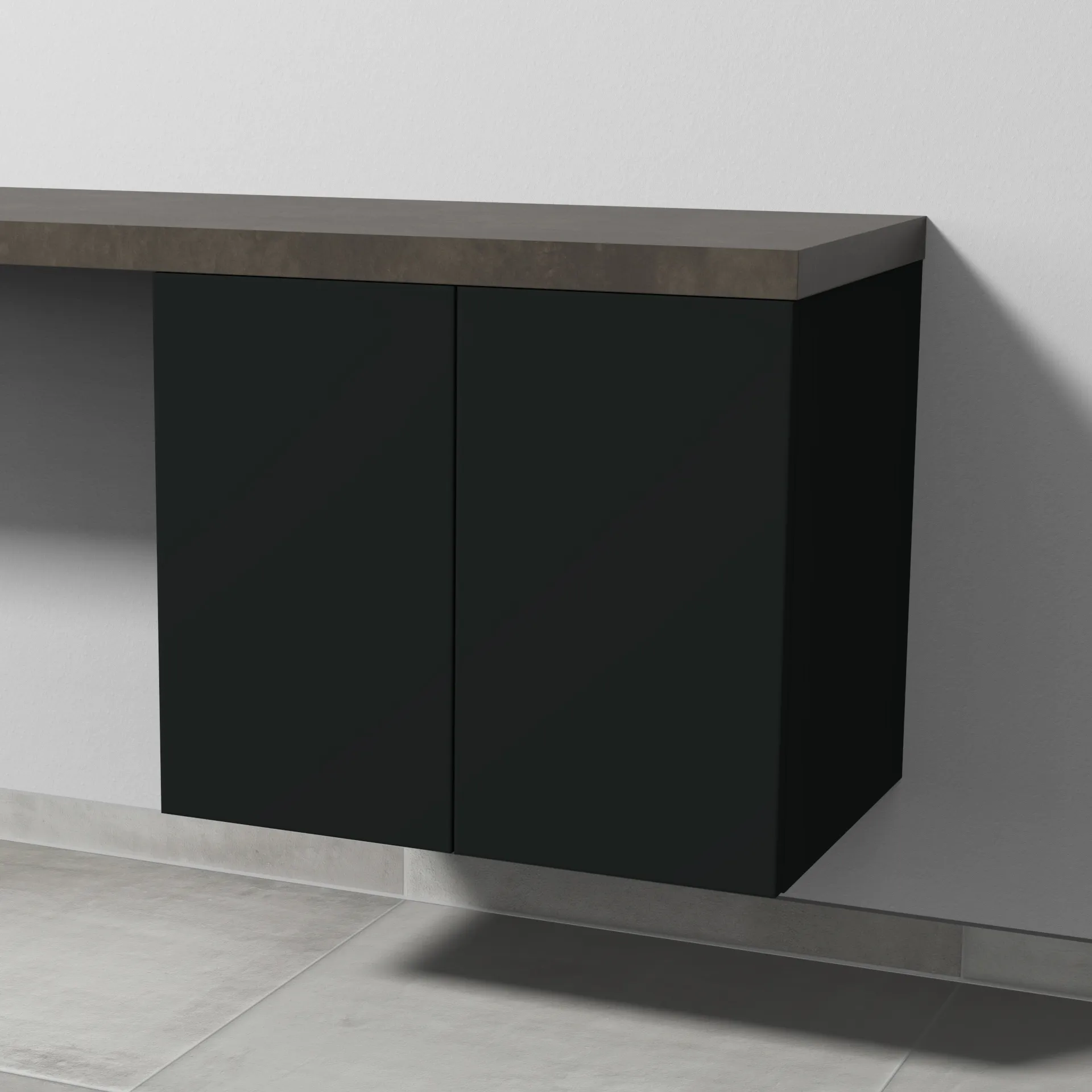 Sanipa Anbauschrank „2morrow“ 600 × 510 × 420 mm in Vulkan (matt)