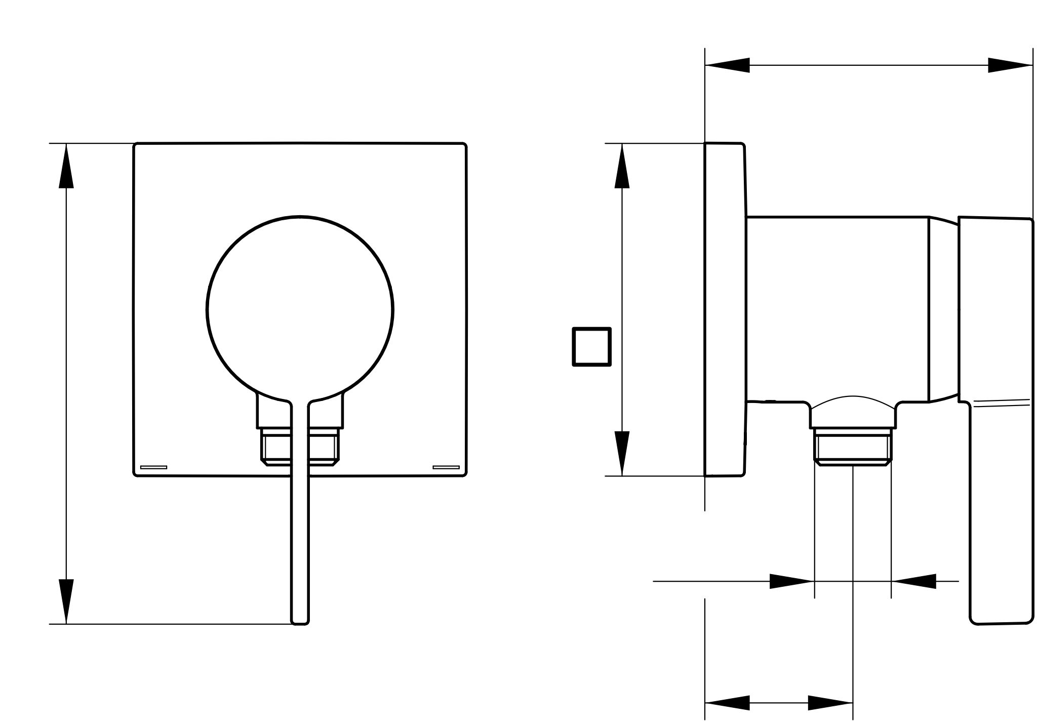 IXMO 59552379502 IXMO_solo Einhebelmischer mit Schlauchanschluß eckig schwarz IXMO 59552379502 IXMO_solo Einhebelmischer mit Schlauchanschluß eckig schwarz
