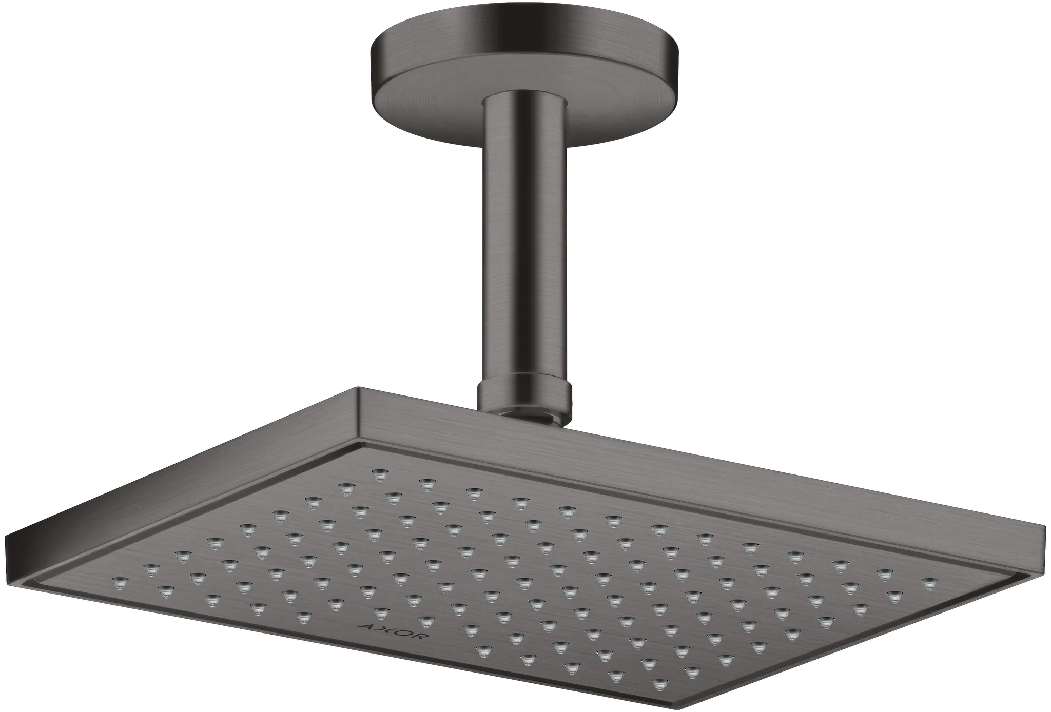 Hansgrohe AXOR ShowerSolutions Kopfbrause 245⁄185 1jet, Brushed Black Chrome Hansgrohe AXOR ShowerSolutions Kopfbrause 245⁄185 1jet, Brushed Black Chrome