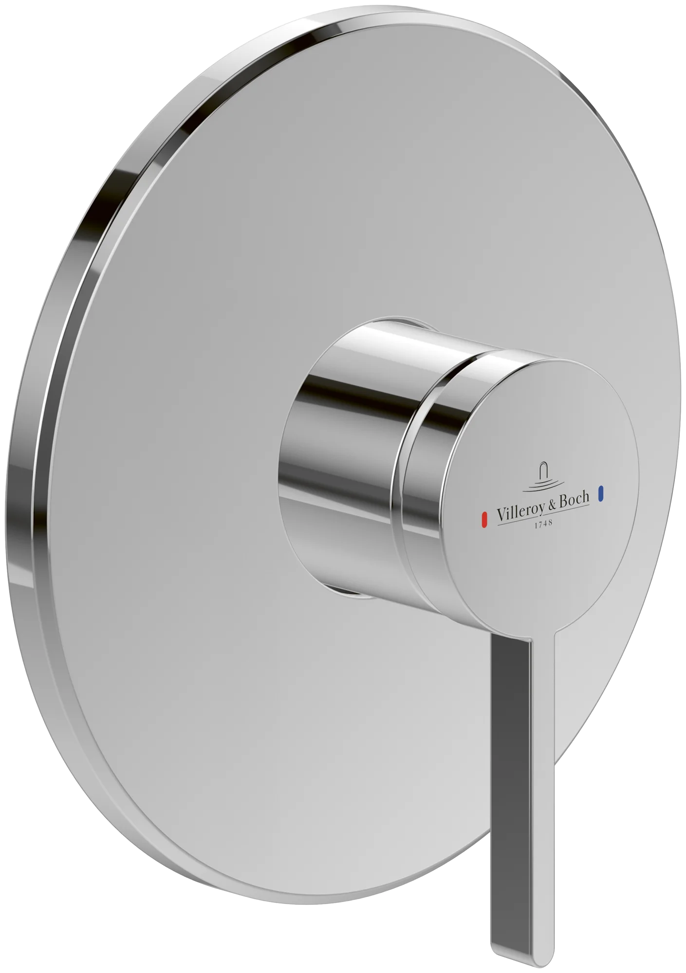 Villeroy & Boch Duscharmatur Dawn TVS106005000 - Chrom, Einhebel-Armatur, Unterputz, Höhe 215 mm, Breite 172 mm, Länge 180 mm