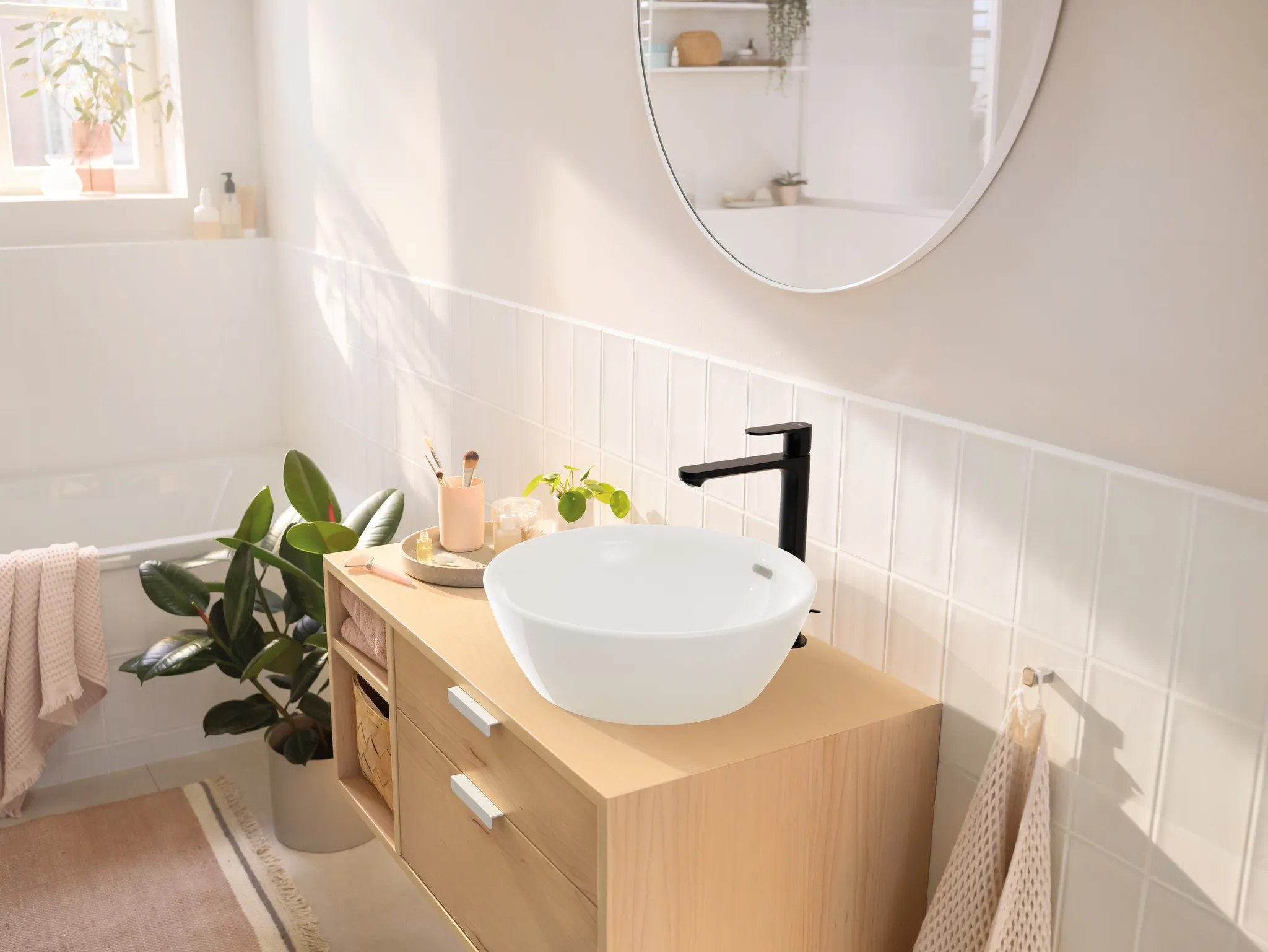 Waschtischmischer Rebris S 240 CoolStart EcoSmart+ m.Zugst.chrom Waschtischmischer Rebris S 240 CoolStart EcoSmart+ m.Zugst.chrom