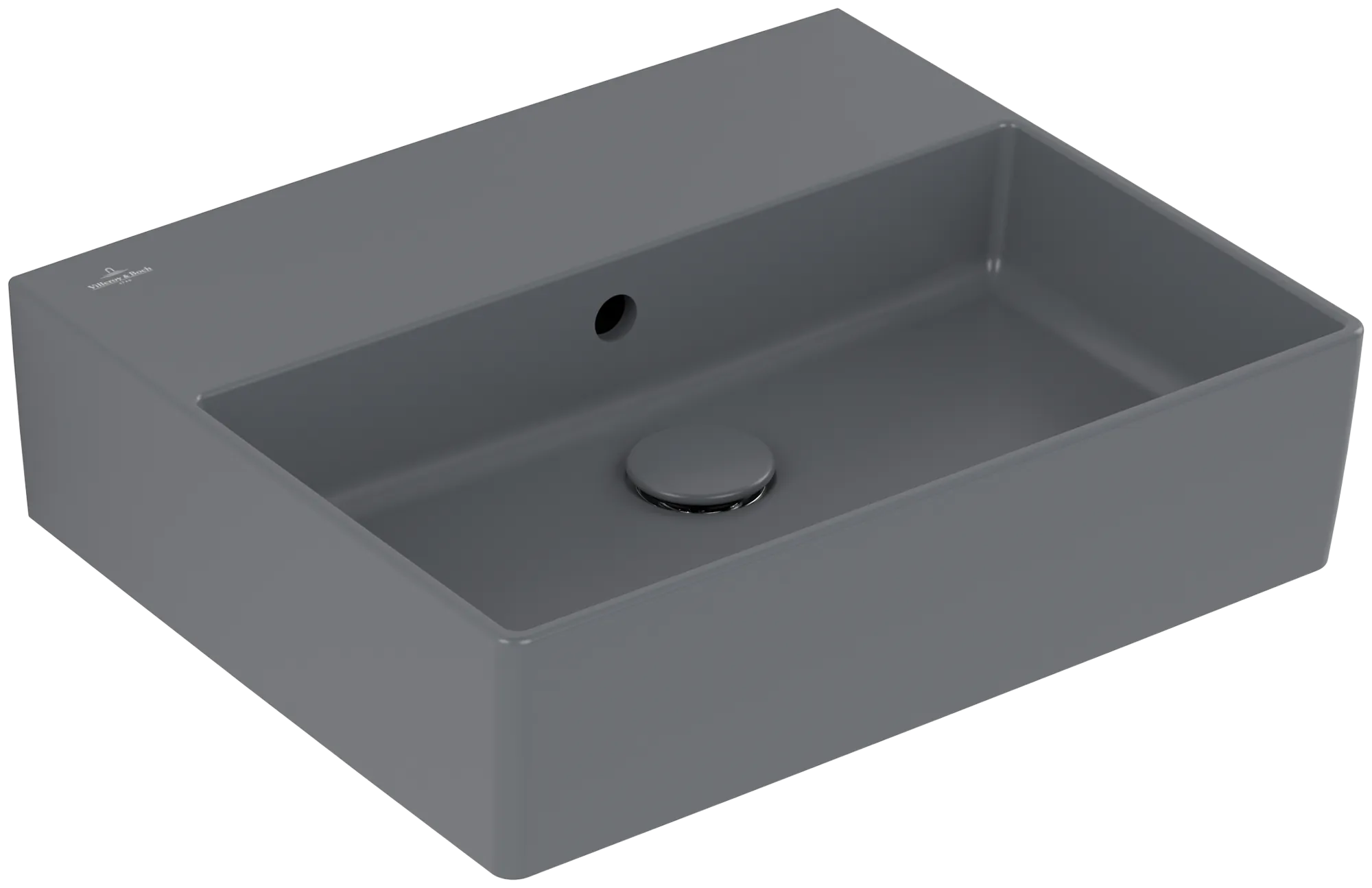Villeroy & Boch Memento 2.0 Waschbecken TitanCeram 500x420mm Rechteck Graphite CeramicPlus