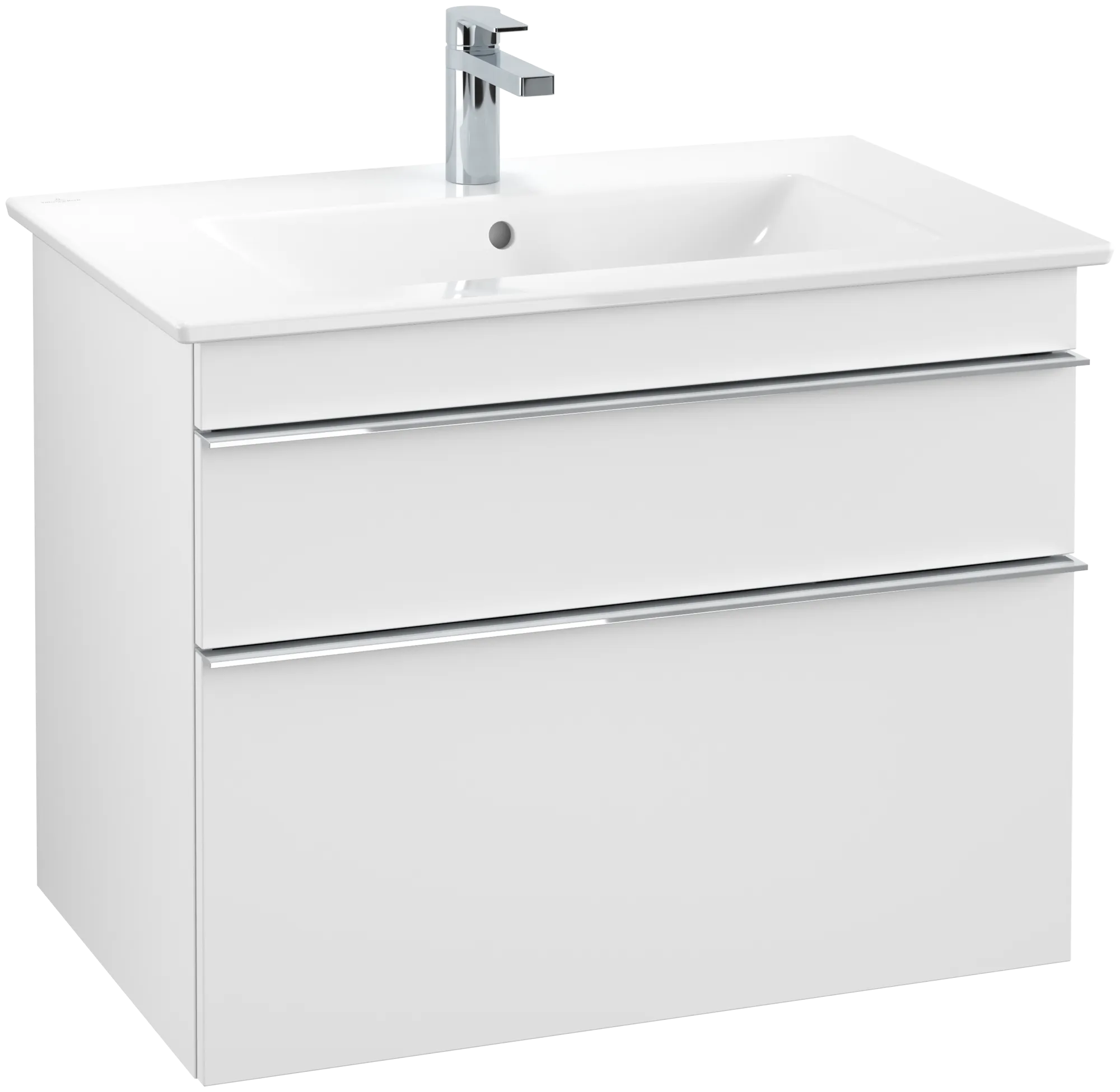 Villeroy & Boch Waschtischunterschrank „Venticello“ für Schrankwaschtisch 753 × 590 × 502 mm Weiß Matt, für Becken mittig