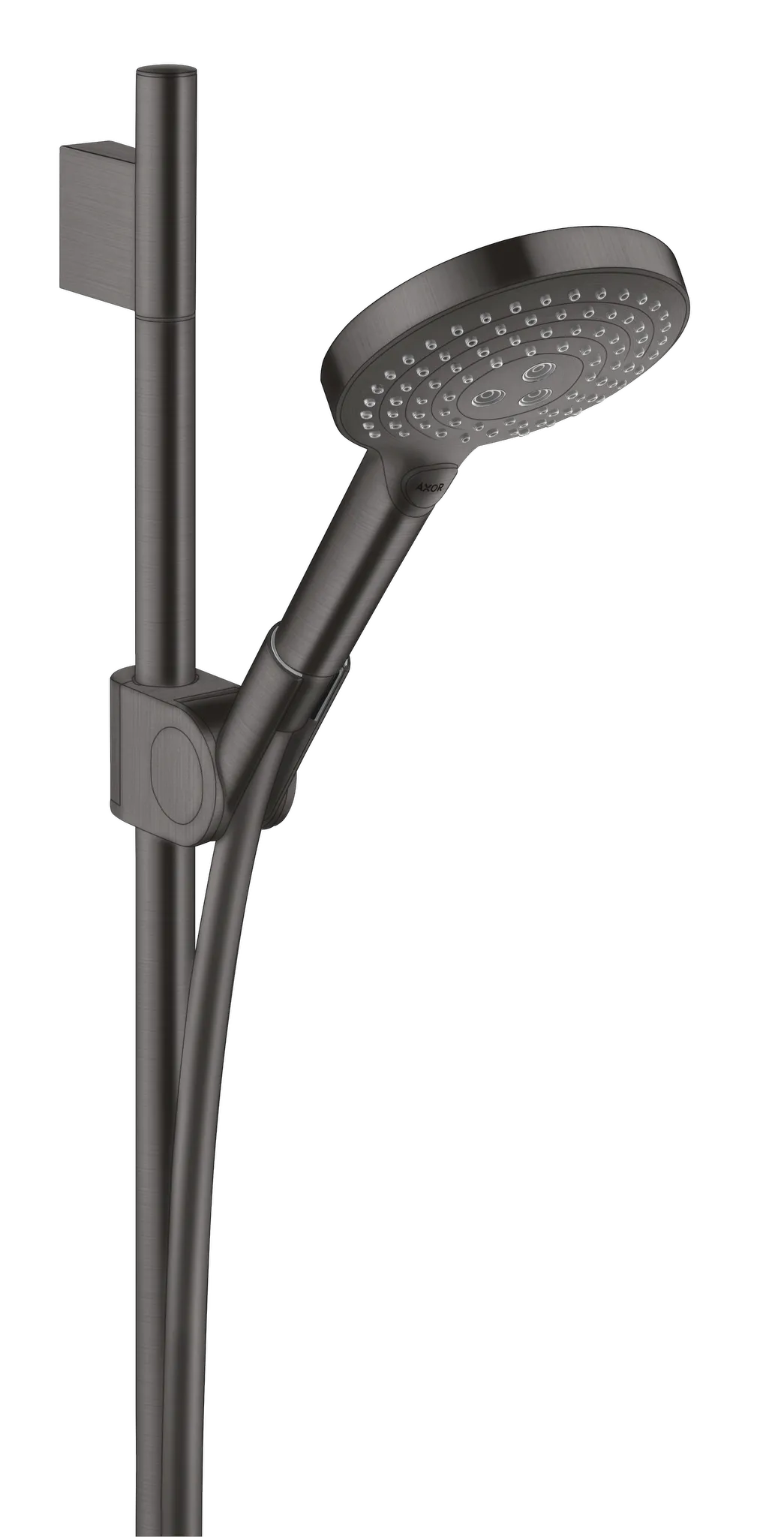 Hansgrohe AXOR Uno Brauseset 0,90 m mit Handbrause 120 3jet, Brushed Black Chrome Hansgrohe AXOR Uno Brauseset 0,90 m mit Handbrause 120 3jet, Brushed Black Chrome