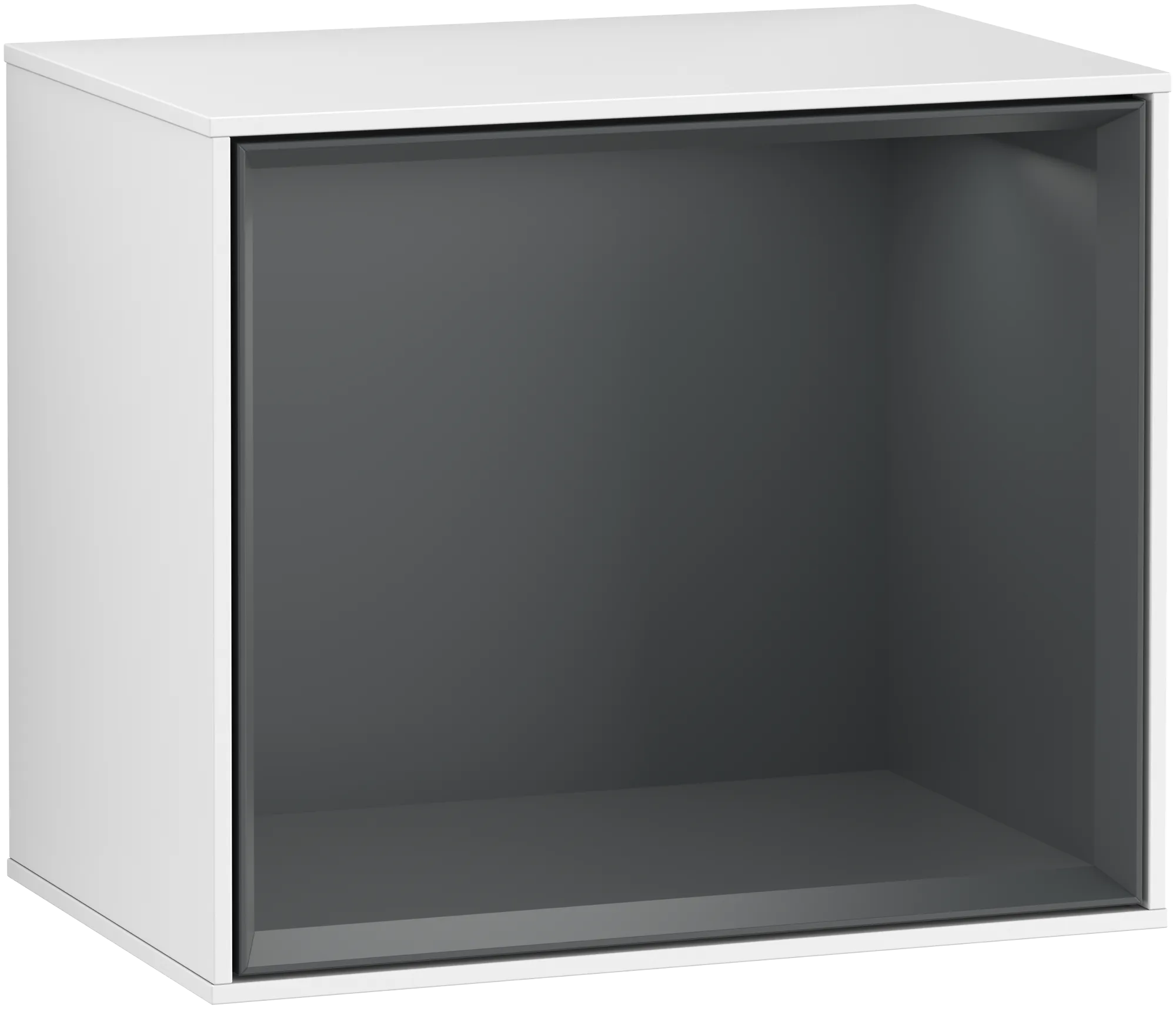 Villeroy & Boch Finion Regalmodul F580HG mit Beleuchtung, Glossy White Lacquer / Midnight Blue Matt Lacquer, 418 x 356 x 270 mm Villeroy & Boch Finion Regalmodul F580HG mit Beleuchtung, Glossy White Lacquer / Midnight Blue Matt Lacquer, 418 x 356 x 270 mm
