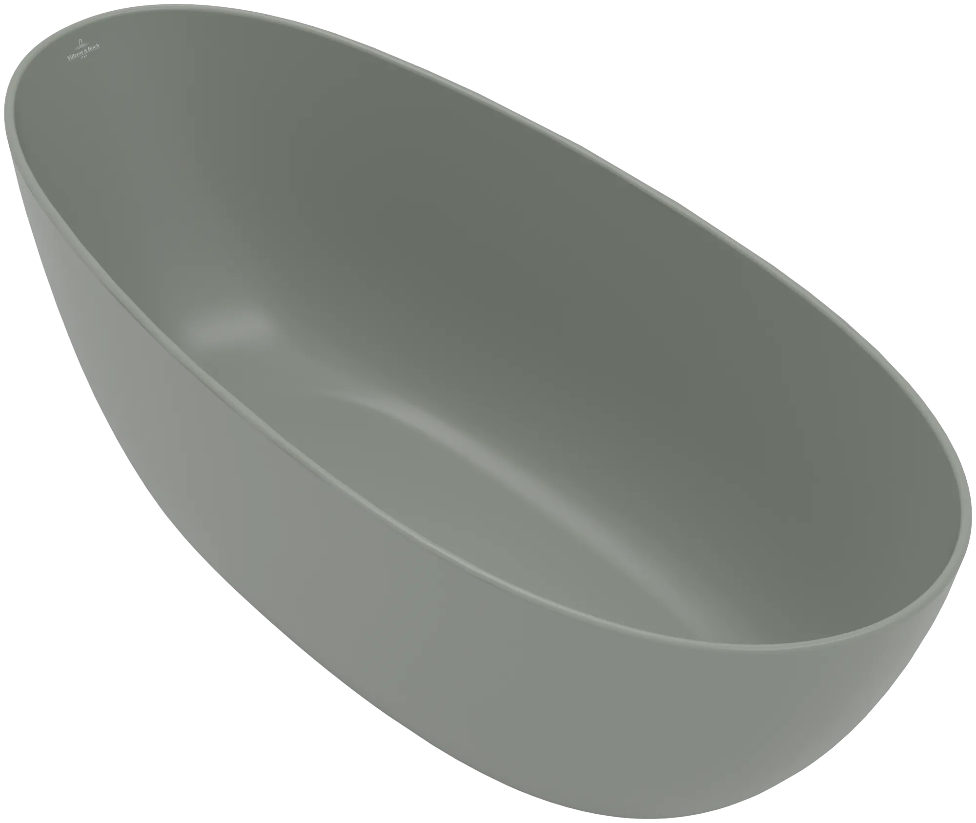 Villeroy & Boch freistehende Badewanne Antao, 170 x 75 cm, Morning Green, Höhe 500 mm, Wanneneinbaumaß 504 mm