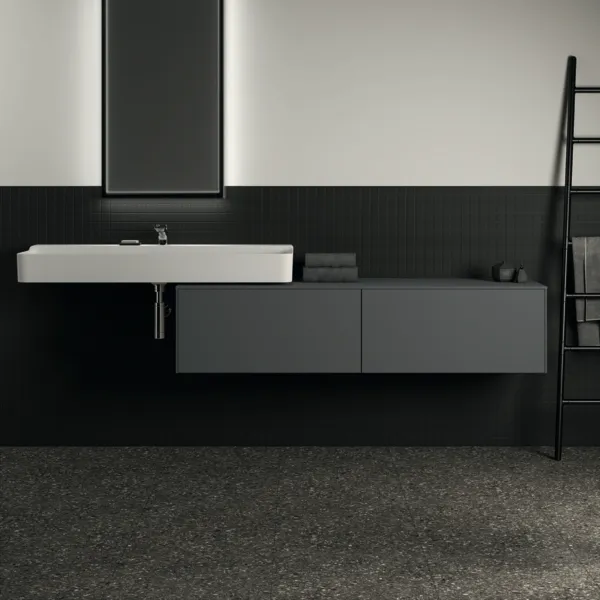 Ideal Standard Waschtischunterschrank Conca, 2 Auszüge, Anthrazit