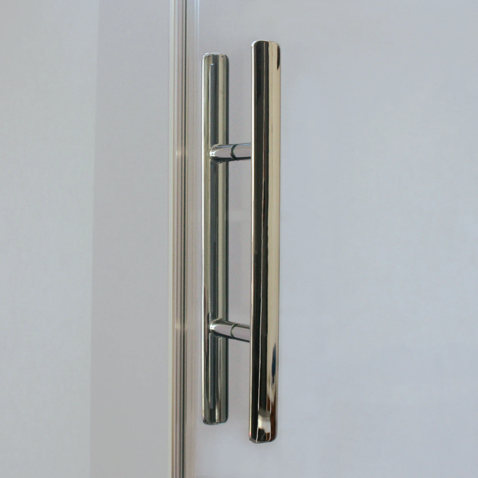 Breuer QUICK 72 Avanta Drehtür mit Festteil, Alu chromeffekt, 900 mm, 8 mm Sicherheitsglas mit CER+ Glasbeschichtung