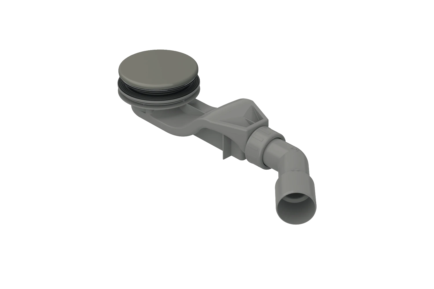 Bette Ablaufgarnitur für Duschwannen „BetteSolid“ 30 Modell B597 90 × 48 cm in Stone