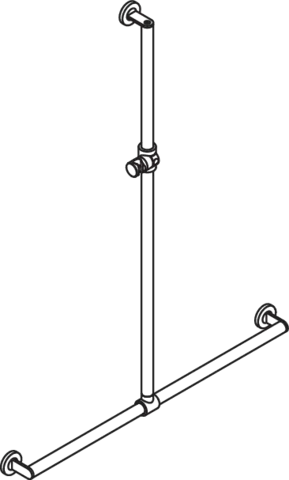 HEWI Haltegriff „System 900“ in Schwarz tiefmatt / Schwarz matt HEWI Haltegriff „System 900“ in Schwarz tiefmatt / Schwarz matt