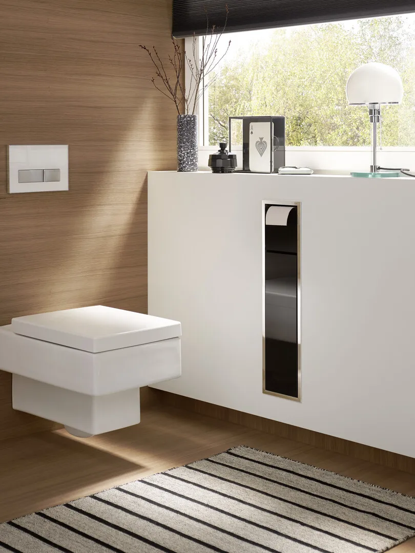 emco WC-Modul „asis module 150“ 16,8 × 65,4 × 15,31 cm in chrom / optiwhite emco WC-Modul „asis module 150“ 16,8 × 65,4 × 15,31 cm in chrom / optiwhite