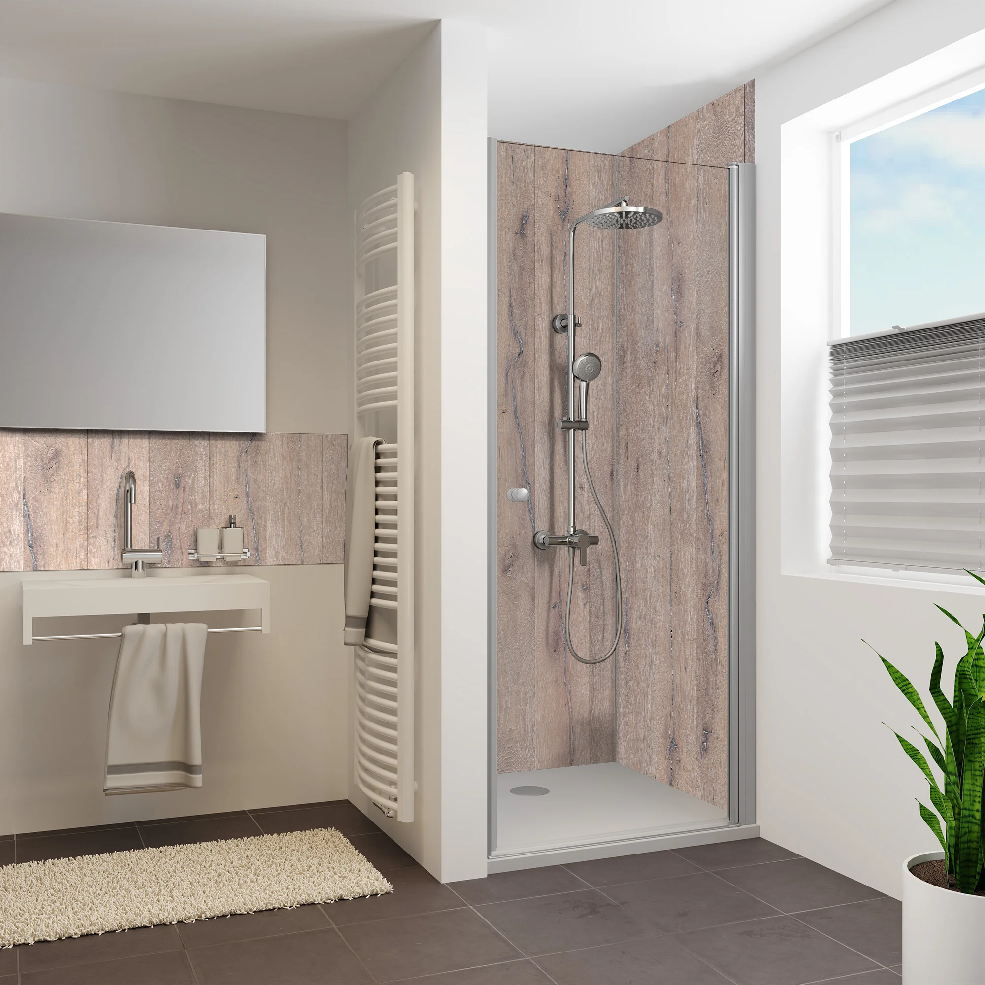 Breuer QUICK 72 Rückwand Holz-Dekore – Farbe 533 Eiche Landhaus, Maße 1000 mm × 2100 mm (Höhe), 3 mm Aluminium-Verbundplatte Breuer QUICK 72 Rückwand Holz-Dekore – Farbe 533 Eiche Landhaus, Maße 1000 mm × 2100 mm (Höhe), 3 mm Aluminium-Verbundplatte
