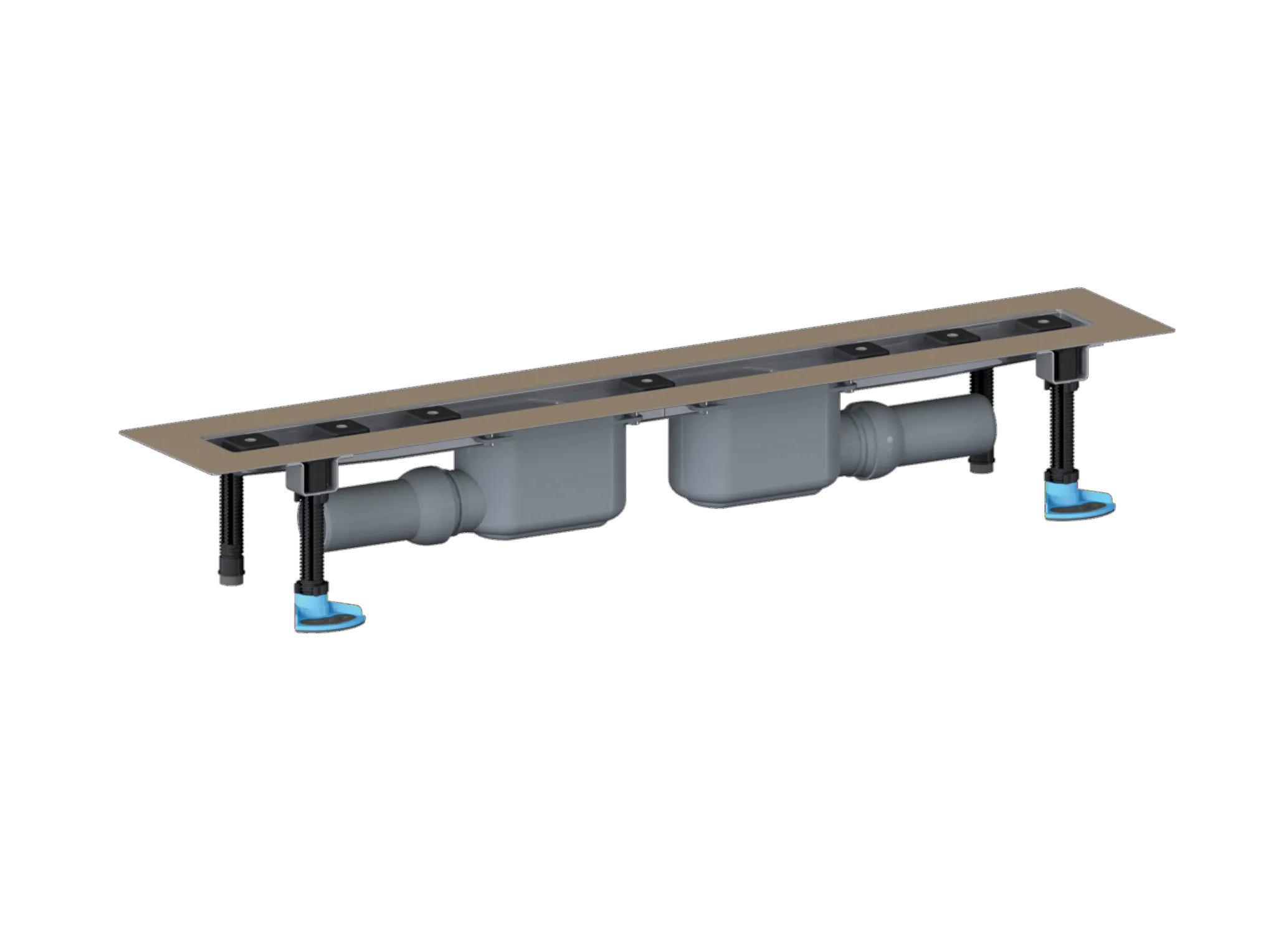 Duschrinne CeraLine F Duo 800 mm, DN 50
