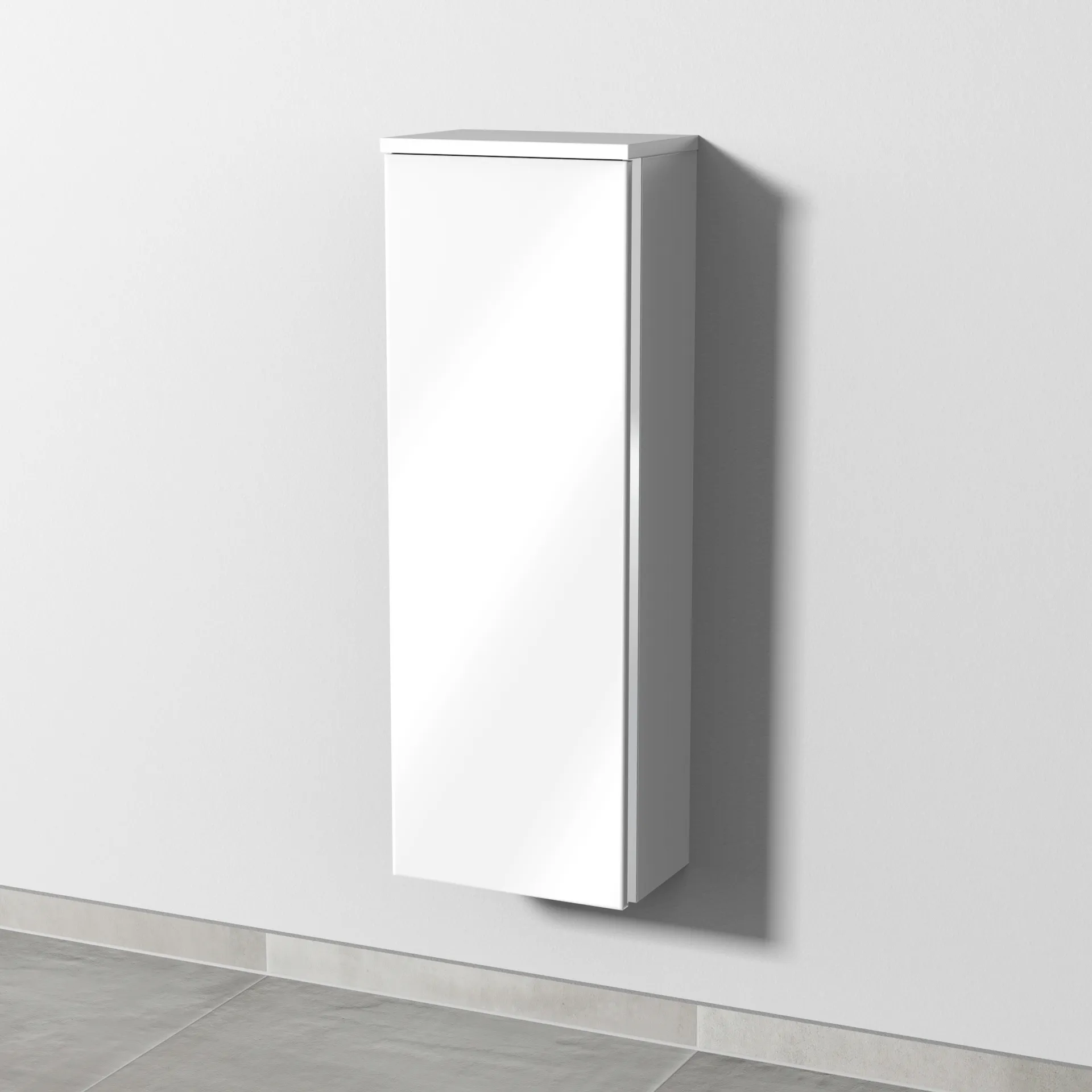 Sanipa Mittelschrank „3way“ 300 × 850 × 197 mm Anschlag links, in Weiß (glanz), Anschlag links