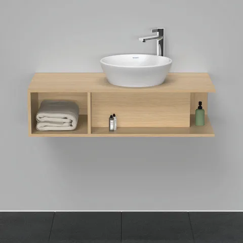 Duravit Waschtischunterschrank wandhängend „D-Neo“ 100 × 26 × 48 cm Eiche Natur