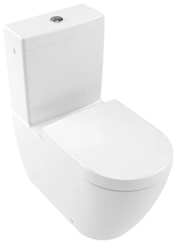 Stand-Tiefspül-WC für Kombination mit Spülkasten DirectFlush „Subway 2.0“ 37 × 40 × 70 cm, ohne Spülrand, Abgang waagerecht