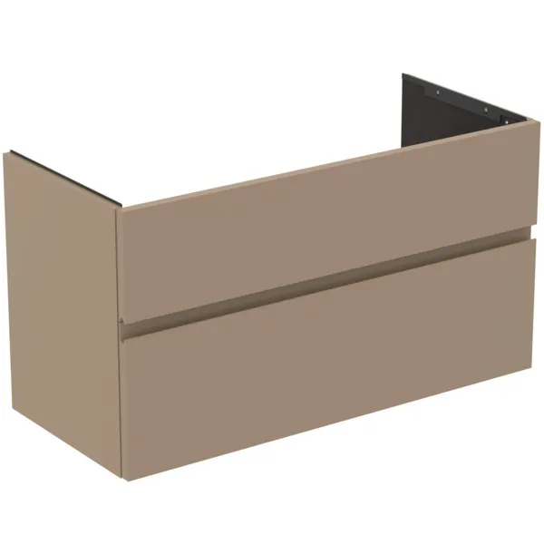 Ideal Standard Waschtischunterschrank „Finesse“ 100 × 54,5 × 44 cm Greige matt