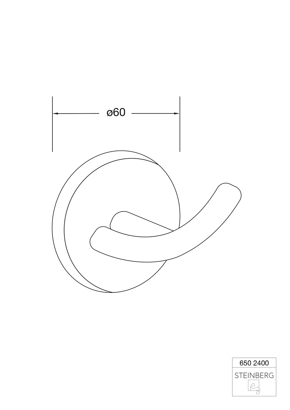 Handtuchhaken, chrom Handtuchhaken, chrom