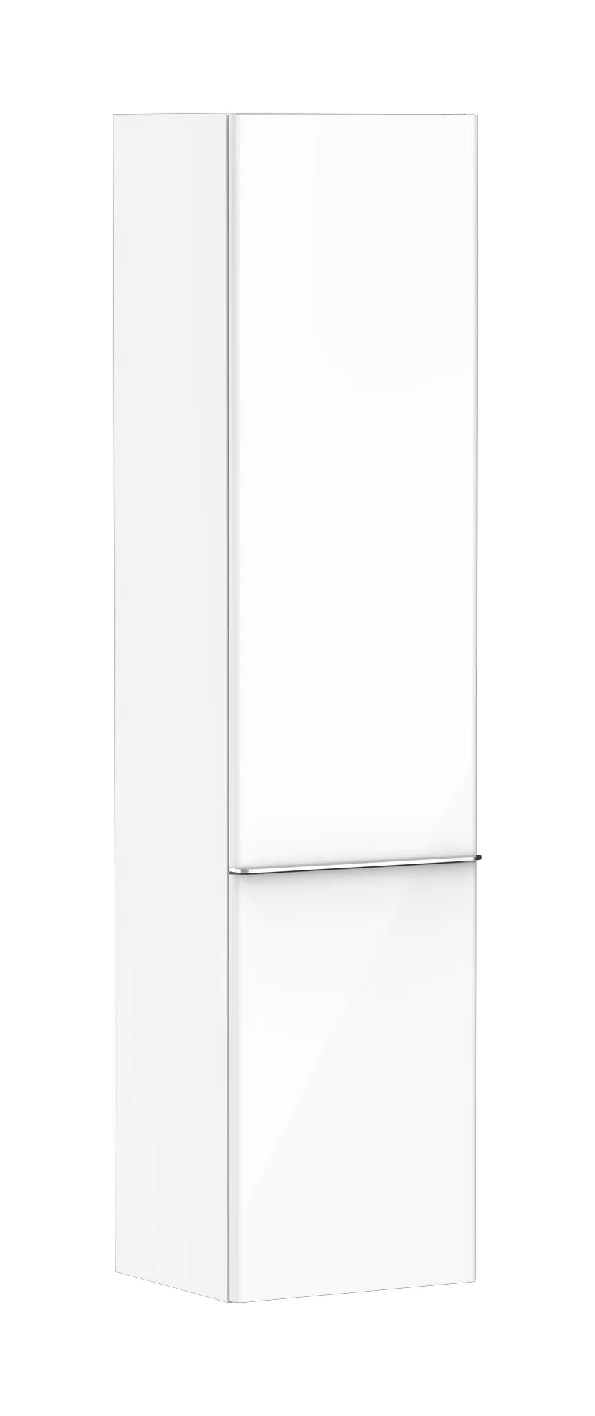 Hansgrohe Xelu Q Hochschrank Weiß Hochglanz 400⁄350, Türanschlag rechts chrom Hansgrohe Xelu Q Hochschrank Weiß Hochglanz 400⁄350, Türanschlag rechts chrom