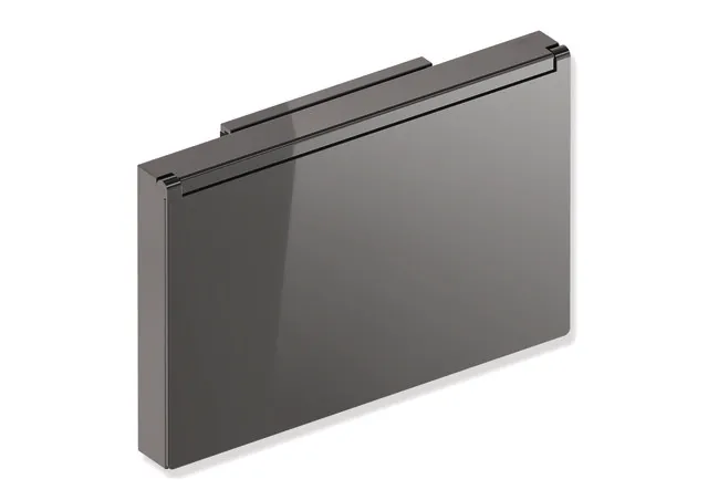 WC-Papierhalter mit Deckel, Edelstahl, PVD, Breite 140 mm, Höhe 90 mm, Tiefe 23 mm, in Farbe CK (messing glänzend) WC-Papierhalter mit Deckel, Edelstahl, PVD, Breite 140 mm, Höhe 90 mm, Tiefe 23 mm, in Farbe CK (messing glänzend)