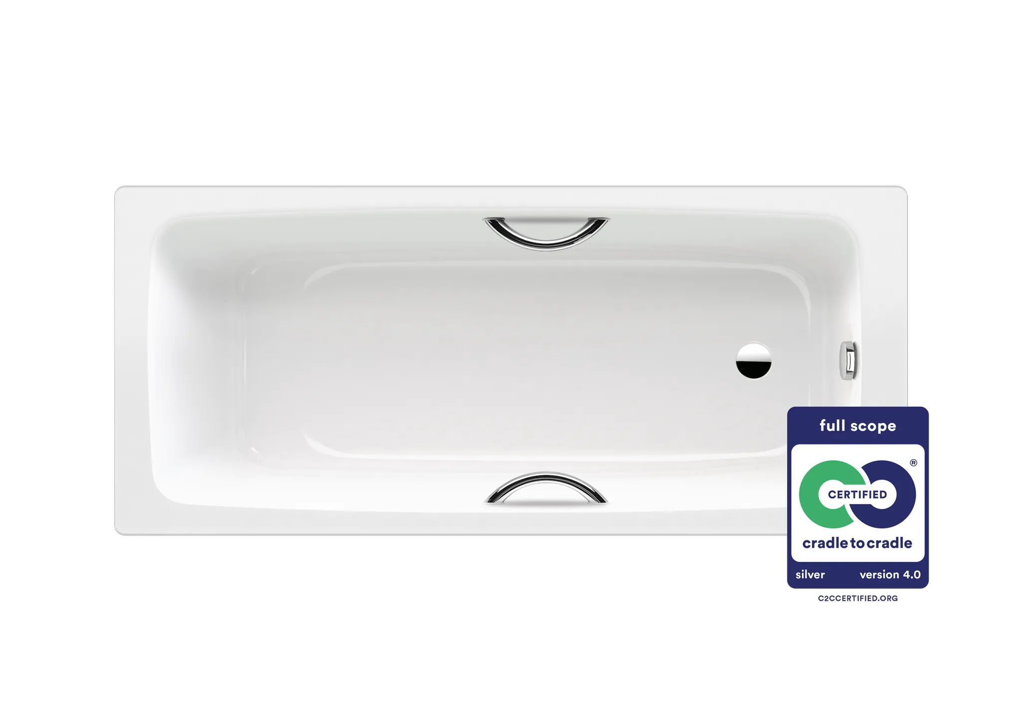 Kaldewei Badewanne „Cayono“ Star rechteck 150 × 70 cm, mit Grifflochbohrungen in alpinweiß Kaldewei Badewanne „Cayono“ Star rechteck 150 × 70 cm, mit Grifflochbohrungen in alpinweiß