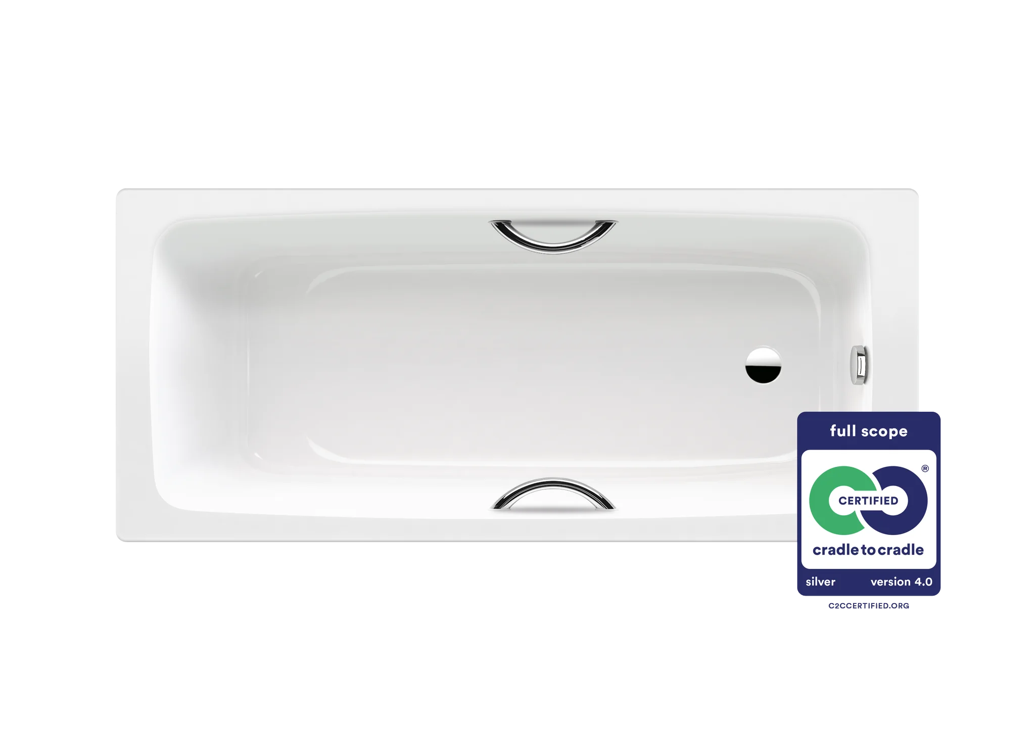 Kaldewei CAYONO STAR Badewanne, alpinweiß, 1500 x 700 mm, 400 mm tief Kaldewei CAYONO STAR Badewanne, alpinweiß, 1500 x 700 mm, 400 mm tief