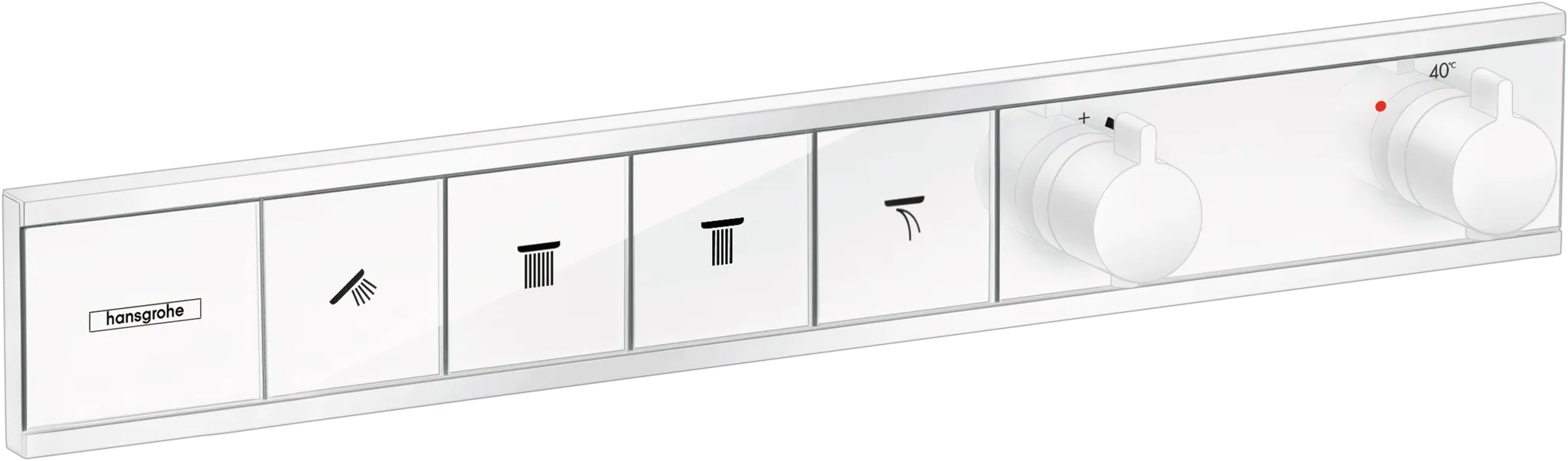 Thermostat Unterputz RainSelect Fertigset 4 Verbraucher chrom Thermostat Unterputz RainSelect Fertigset 4 Verbraucher chrom