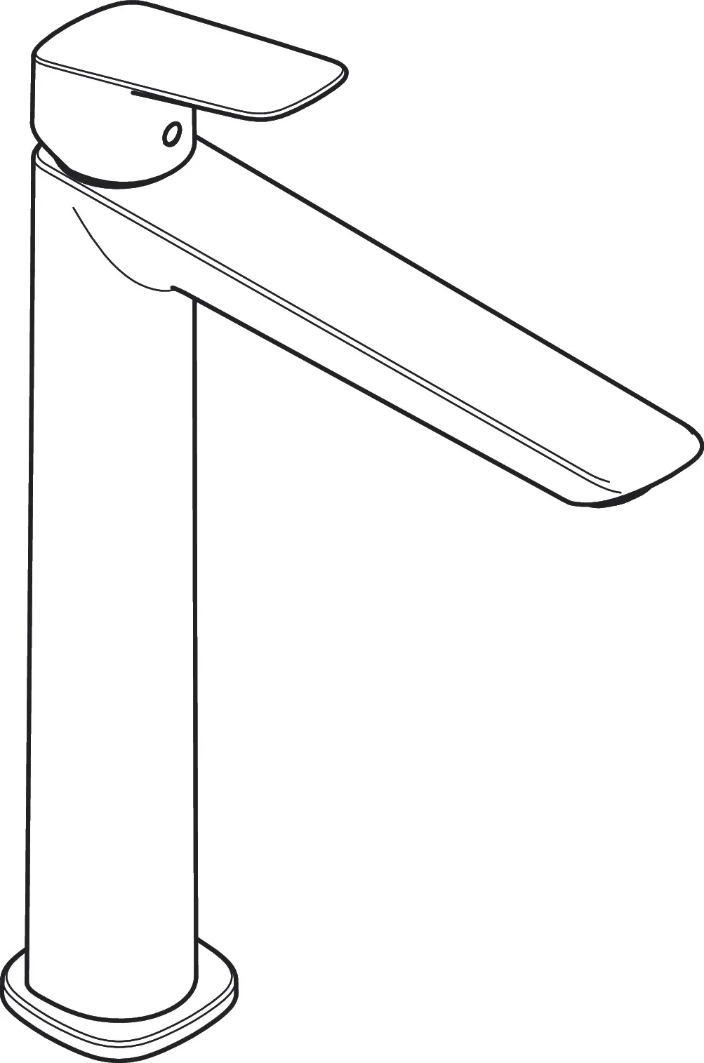 Hansgrohe Logis Einhebel-Waschtischmischer 240 Fine, Chrom