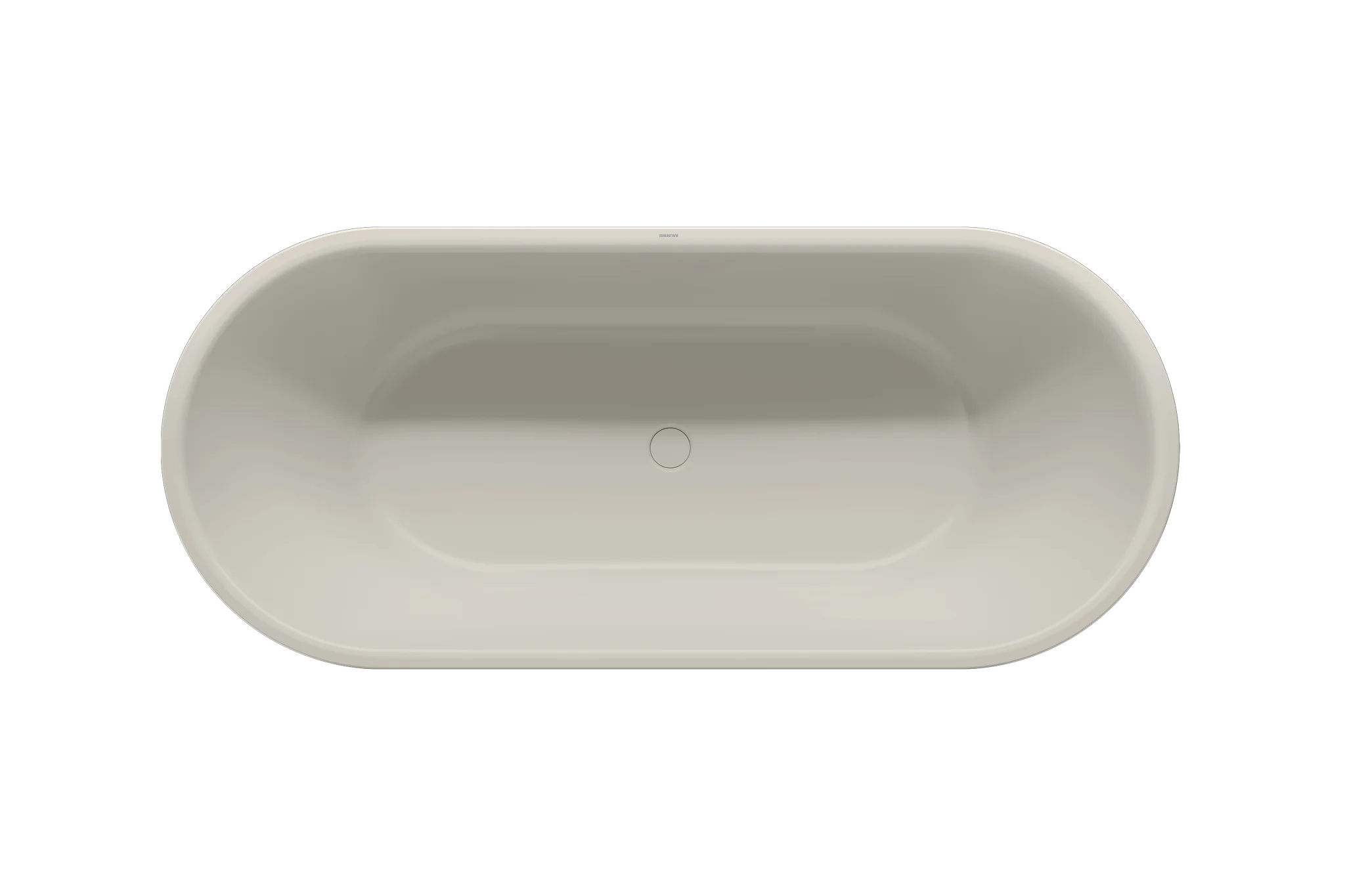 Kaldewei MEISTERSTÜCK CLASSIC DUO OVAL Badewanne, 1750x760 mm, warm grey 10, freistehend mit mittigem Ab- und Überlaufdeckel Kaldewei MEISTERSTÜCK CLASSIC DUO OVAL Badewanne, 1750x760 mm, warm grey 10, freistehend mit mittigem Ab- und Überlaufdeckel