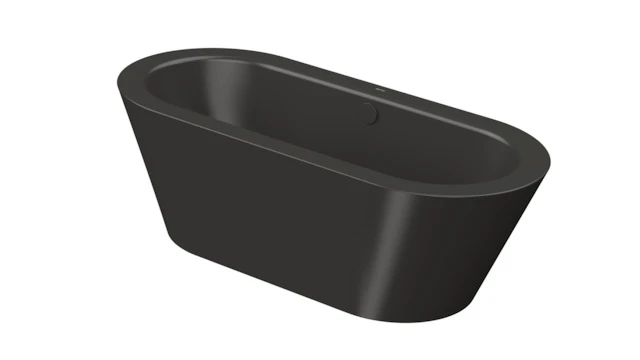 Bette oval Badewanne „BetteStarlet Oval Silhouette“ 175 × 80 cm in Anthracite