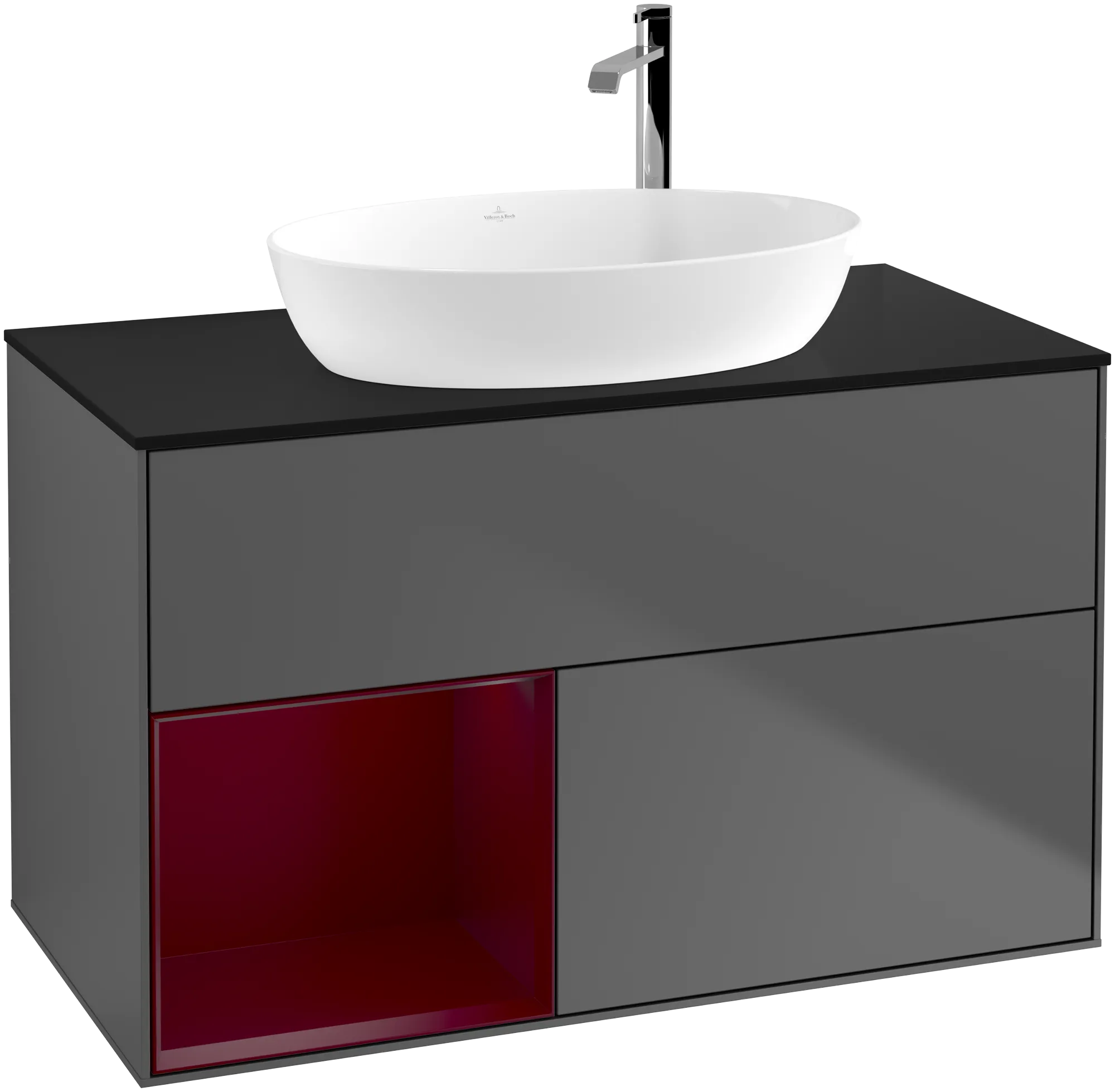 Villeroy & Boch Waschbeckenunterschrank Finion F89, anthrazit