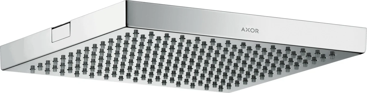 Hansgrohe AXOR ShowerSolutions Kopfbrause Starck 240x240mm, Chrom, Deckenintegriert, RainAir Strahl, 12 l/min, für Durchlauferhitzer geeignet
