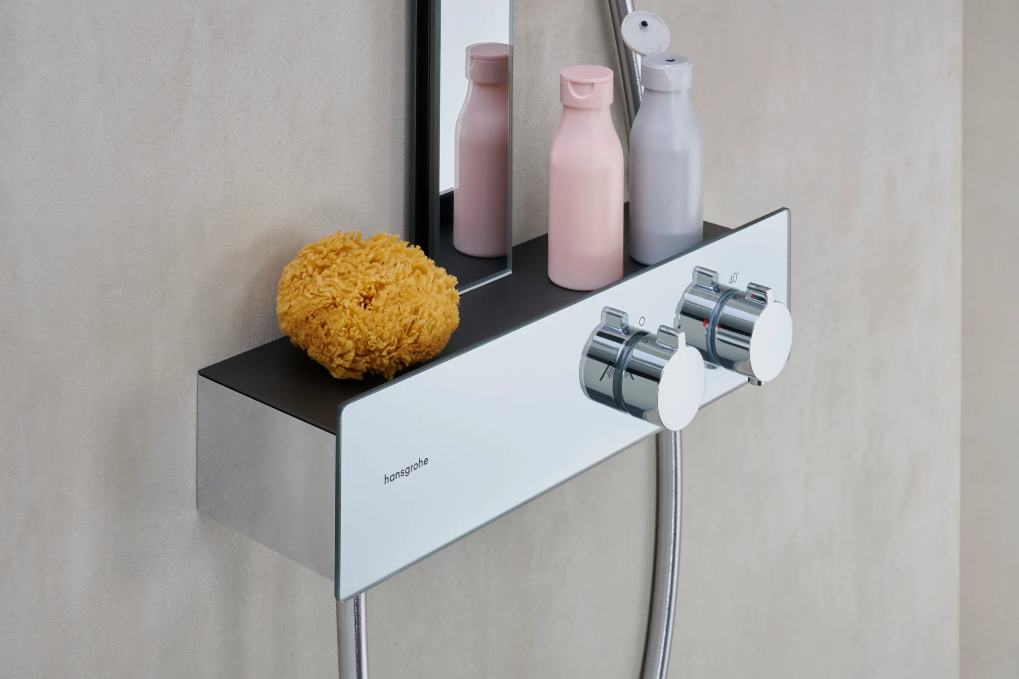 Rainfinity Showerpipe 360 1jet mit ShowerTablet 350 Chrom