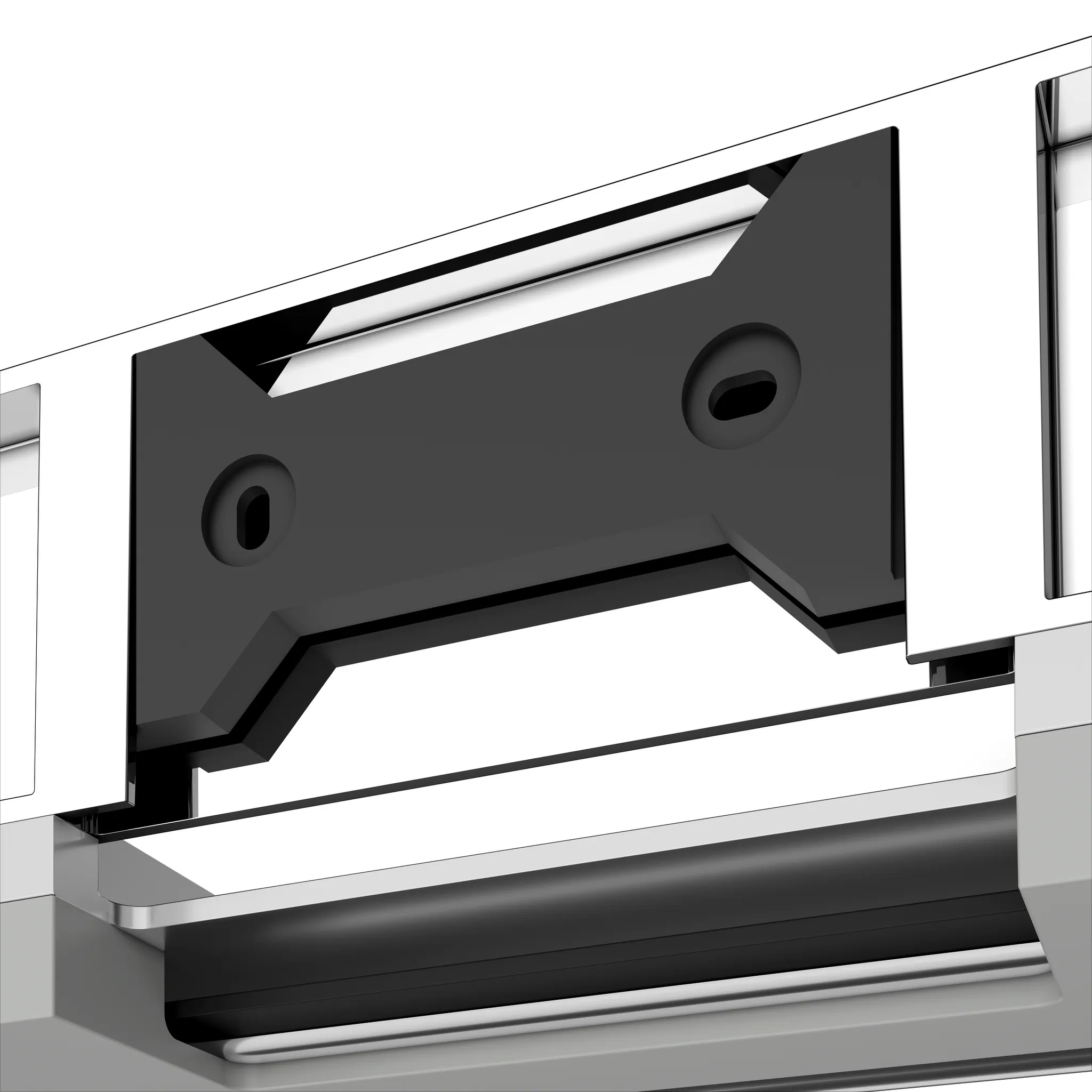 Edition 11 11159010000 Duschkorb mit Glasabzieher silber-eloxiert/verchromt Edition 11 11159010000 Duschkorb mit Glasabzieher silber-eloxiert/verchromt
