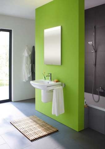 Wandwaschtisch „D-Code“, mit Überlauf 60 × 46 cm Wandwaschtisch „D-Code“, mit Überlauf 60 × 46 cm