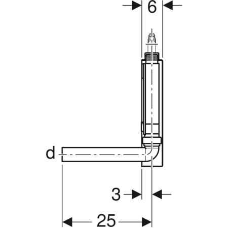 AP-Geruchsverschluss für Geräte, mit Abdeckung: d=40mm, weiß-alpin