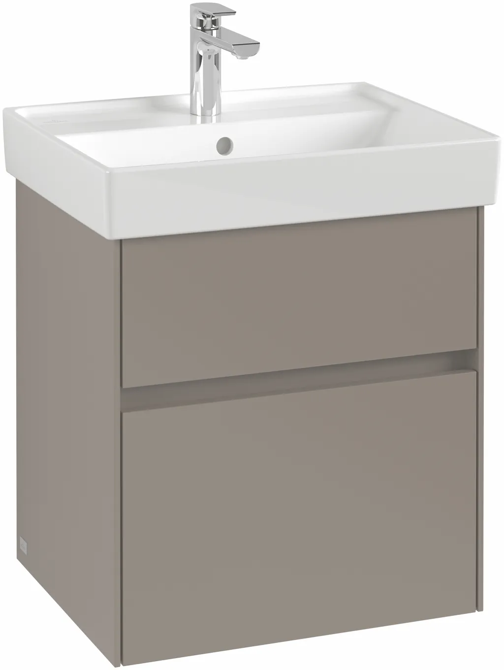 Villeroy & Boch Waschtischunterschrank „Collaro“ 510 × 546 × 414 mm Graphite, für Becken mittig, ohne Beleuchtung Villeroy & Boch Waschtischunterschrank „Collaro“ 510 × 546 × 414 mm Graphite, für Becken mittig, ohne Beleuchtung