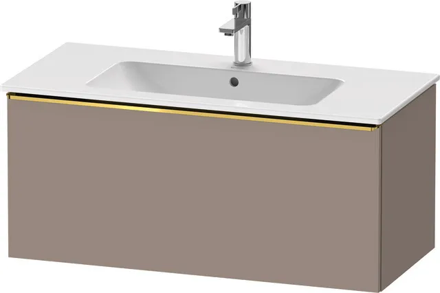 Duravit Waschtischunterschrank wandhängend „D-Neo“ 101 × 44 × 46,2 cm Basalt Matt Duravit Waschtischunterschrank wandhängend „D-Neo“ 101 × 44 × 46,2 cm Basalt Matt